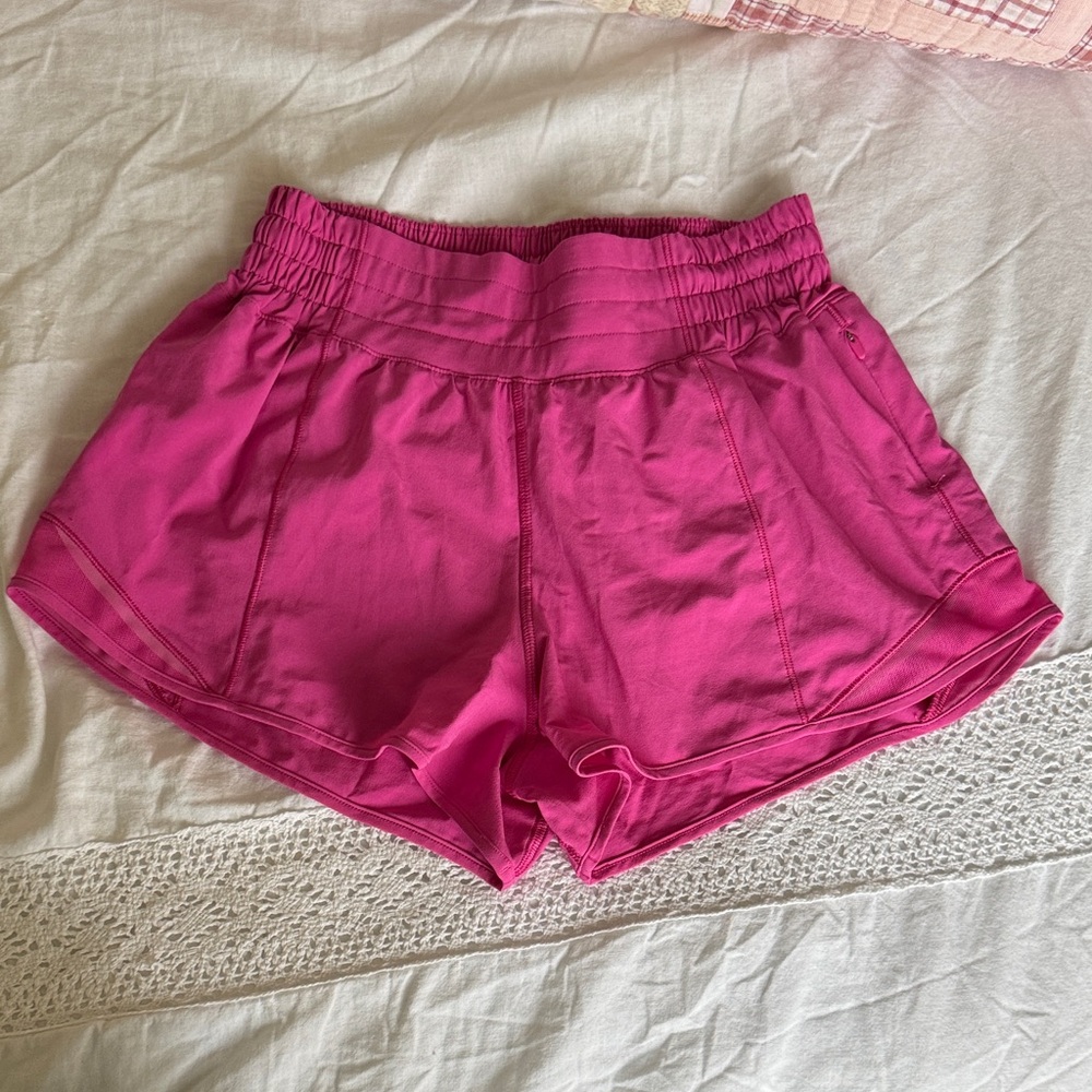 Lululemon Athletica Fuchsia Athletic Shorts